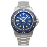 Breitling Superocean 44mm Special Blue Dial Silver Steel Strap Watch for Men - Y17393161C1A1 Buy Now By Breitling