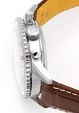 Breitling Navitimer B01 Chronograph 41 White Dial Brown Leather Strap Watch for Men - AB0139211G1P1 Buy Now By Breitling