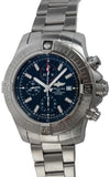 Breitling Super Avenger Chronograph 48 Black Dial Silver Steel Strap Watch for Men - A13375101B1A1 Buy Now By Breitling