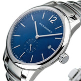 Burberry The Classic Blue Dial Silver Steel Strap Watch for Men - BU10007 Buy Now By Burberry