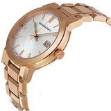 Burberry The City White Dial Rose Gold Steel Strap Watch for Women - BU9004 Buy Now By Burberry