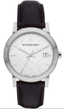Burberry The City White Dial Black Leather Strap Watch for Men - BU9008 Buy Now By Burberry