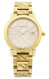 Burberry The City Gold Dial Gold Steel Strap Watch for Men - BU9038 Buy Now By Burberry
