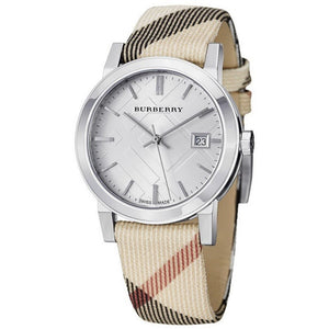 Burberry The City White Dial Brown Leather Strap Watch for Women - BU9113 Buy Now By Burberry