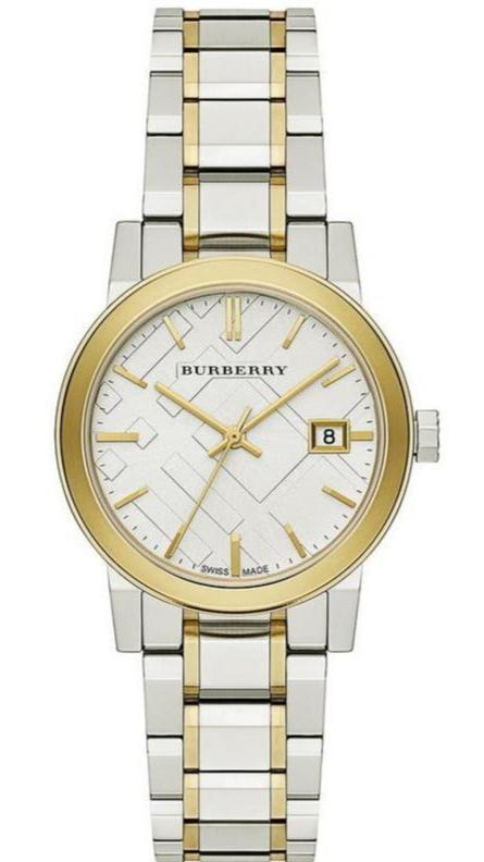 Burberry The City White Dial Two Tone Steel Strap Watch for Women - BU9115 Buy Now By Burberry