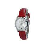 Burberry The City Silver Dial Red Strap Watch for Women - BU9232 Buy Now By Burberry