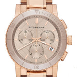 Burberry The City Rose Gold Dial Rose Gold Steel Strap Watch for Women - BU9703 Buy Now By Burberry