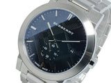 Burberry The City Black Dial Silver Steel Strap Watch for Men - BU9901 Buy Now By Burberry