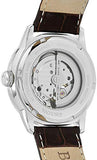 Bulova Classic Skeleton Automatic Brown Dial Brown Leather Strap Watch for Men - 96A120 Buy Now By Bulova