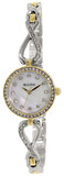 Bulova Analog Crystals Mother of Pearl Dial Silver Steel Strap Watch for Women - 98X109 Buy Now By Bulova