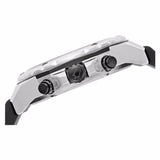 Bulova Marine Star Chronograph Black Dial Black Rubber Strap Watch for Men - 98B127 Buy Now By Bulova