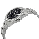 Bulova Crystal Collection Chronograph Black Dial Two Tone Steel Strap Watch for Men - 96C126 Buy Now By Bulova