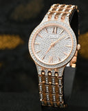 Bulova Crystal Collection Silver Crystals Dial Two Tone Steel Strap Watch for Women - 98L235 Buy Now By Bulova