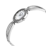 Bulova Crystal Collection Mother of Pearl Dial Silver Steel Strap Watch for Women - 96L223 Buy Now By Bulova
