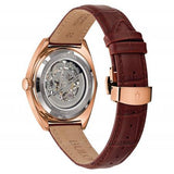 Fossil Townsman Automatic Skeleton White Dial Brown Leather Strap Watch for Men - ME3078 Buy Now By Fossil