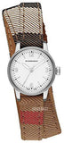Burberry Utilitarian White Dial Multicolor Leather Strap Watch for Women - BU7849 Buy Now By Burberry