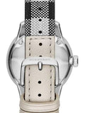 Burberry The Classic Horseferry Silver Dial Black Leather Strap Watch for Men - BU10002 Buy Now By Burberry