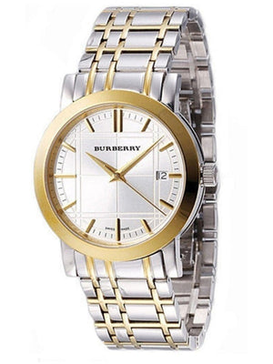 Burberry Heritage White Dial Two Tone Stainless Steel Strap Watch for Men - BU1358 Buy Now By Burberry