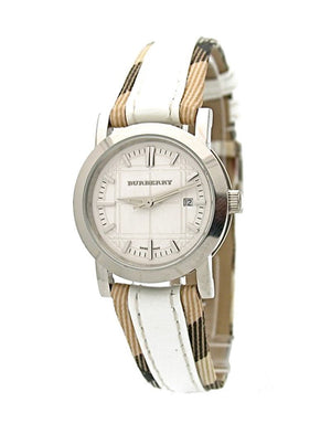 Burberry Heritage Nova Heritage White Dial Leather Strap Watch for Women - BU1395 Buy Now By Burberry