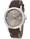 Burberry The City Grey Dial Leather Strap Watch for Men - BU9020 Buy Now By Burberry