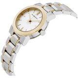 Burberry The City White Dial Two Tone Steel Strap Watch for Women - BU9115 Buy Now By Burberry