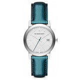 Burberry White Dial Turquoise Leather Strap Watch for Women - BU9120 Buy Now By Burberry