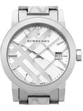 Burberry The City White Dial Silver Steel Strap Watch for Women - BU9144 Buy Now By Burberry