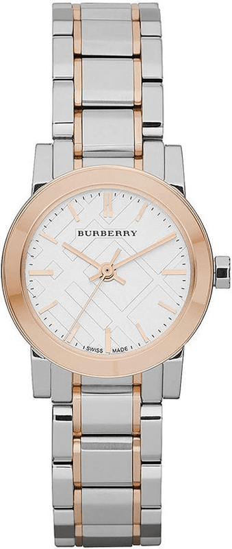 Burberry The City Silver Dial Two Tone Steel Strap Watch for Women - BU9205 Buy Now By Burberry