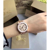 Burberry The City Rose Gold Dial Rose Gold Steel Strap Watch for Women - BU9703 Buy Now By Burberry