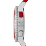 Burberry City Sport Chronograph White Dial Red Rubber Strap Watch For Men - BU9809 Buy Now By Burberry