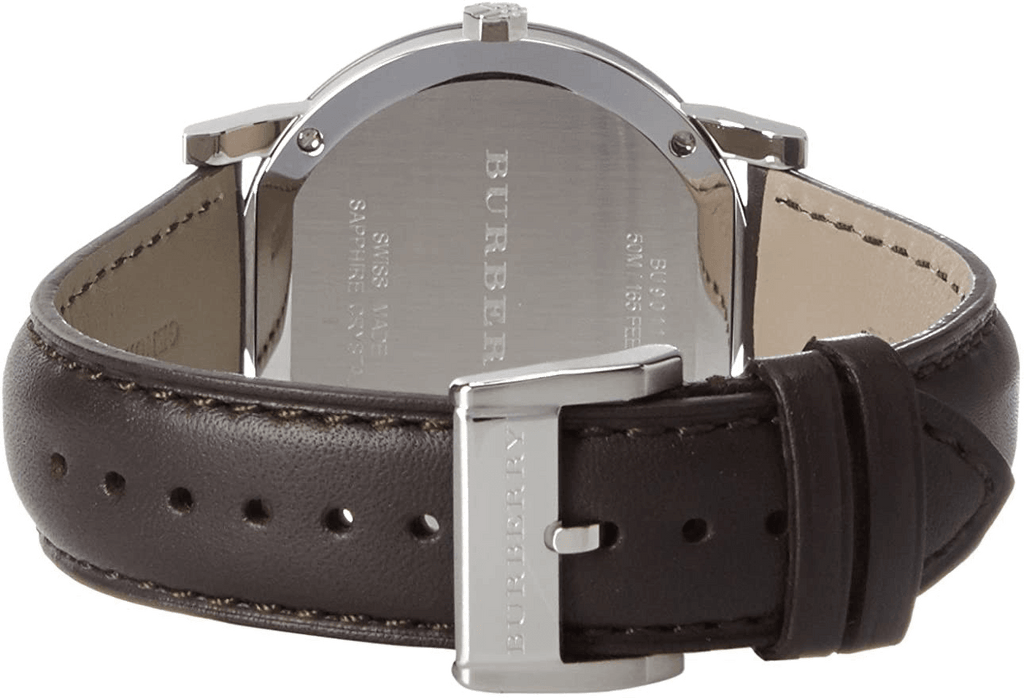 Burberry The City Gold Dial Brown Leather Strap Watch for Men - BU9011 Buy Now By Burberry