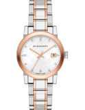 Burberry The City Silver Dial Two Tone Steel Strap Watch for Women - BU9214 Buy Now By Burberry