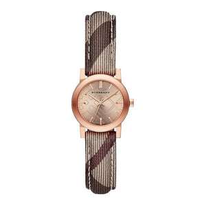 Burberry The City Pink Dial Brown Leather Strap Watch for Women - BU9236 Buy Now By Burberry