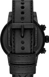 Burberry Utilitarian Chronograph Black Dial Black Leather Strap Watch for Men - BU7827 Authentic Buy Shop Now