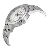 Burberry The City White Dial Silver Steel Strap Watch for Women - BU9144 Buy Now By Burberry