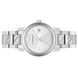 Burberry The City Silver Diamonds Dial Silver Steel Strap Watch for Women - BU9230 Buy Now By Burberry