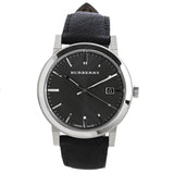 Burberry The City Grey Dial Black Leather Strap Watch for Men - BU9030 Buy Now By Burberry