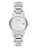 Burberry The City White Dial Silver Steel Strap Watch for Women - BU9144 Buy Now By Burberry
