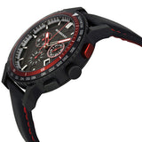Burberry City Chronograph Black Dial Black Leather Strap Watch for Men - BU9803 Buy Now By Burberry