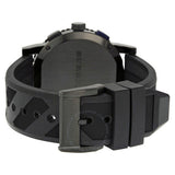 Burberry The City Chronograph Black Dial Black Rubber Strap Watch For Men - BU9806 Buy Now By Burberry
