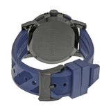 Burberry The City Sport Chronograph Black Dial Blue Rubber Strap Watch For Men - BU9807 Buy Now By Burberry