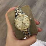 Burberry The Classic Champagne Gold Dial Two Tone Steel Strap Watch for Women - BU10118 Buy Now By Burberry