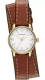Burberry Utilitarian White Dial Brown Leather Strap Watch for Women - BU7850 Buy Now By Burberry