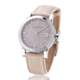 Burberry The City Beige Dial Beige Leather Strap Watch for Women - BU9107 Buy Now By Burberry