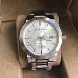 Burberry The City Silver Dial Silver Steel Strap Watch for Men - BU9900 Buy Now By Burberry