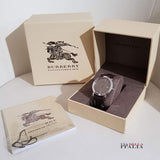 Burberry The City Grey Dial Leather Strap Watch for Men - BU9020 Buy Now By Burberry