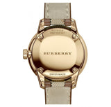Burberry The Classic Gold Dial Brown Leather Strap Watch for Women - BU10114 Buy Now By Burberry