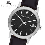 Burberry The City Black Dial Black Leather Strap Watch for Men - BU9009 Buy Now By Burberry