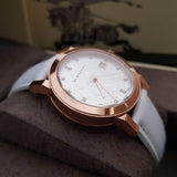 Burberry The City Diamonds White Dial White Leather Strap Watch for Women - BU9130 Buy Now By Burberry