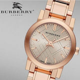 Burberry The City Nude Dial Rose Gold Steel Strap Watch for Women - BU9228 Buy Now By Burberry